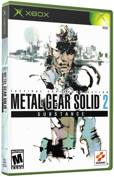 Metal Gear Solid 2 - Substance (USA)3D boxes